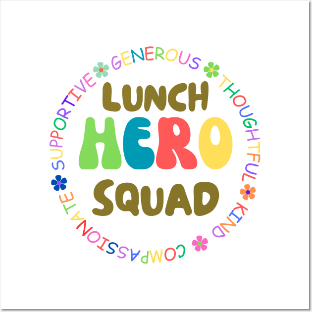 School lunch hero Wall Art by TreSiameseTee